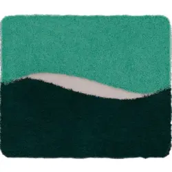 Bidet-Vorleger Mintgr&uuml;n 50/60 cm