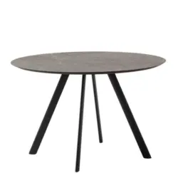 Esstisch in Metall, Keramik 120/120/75 cm