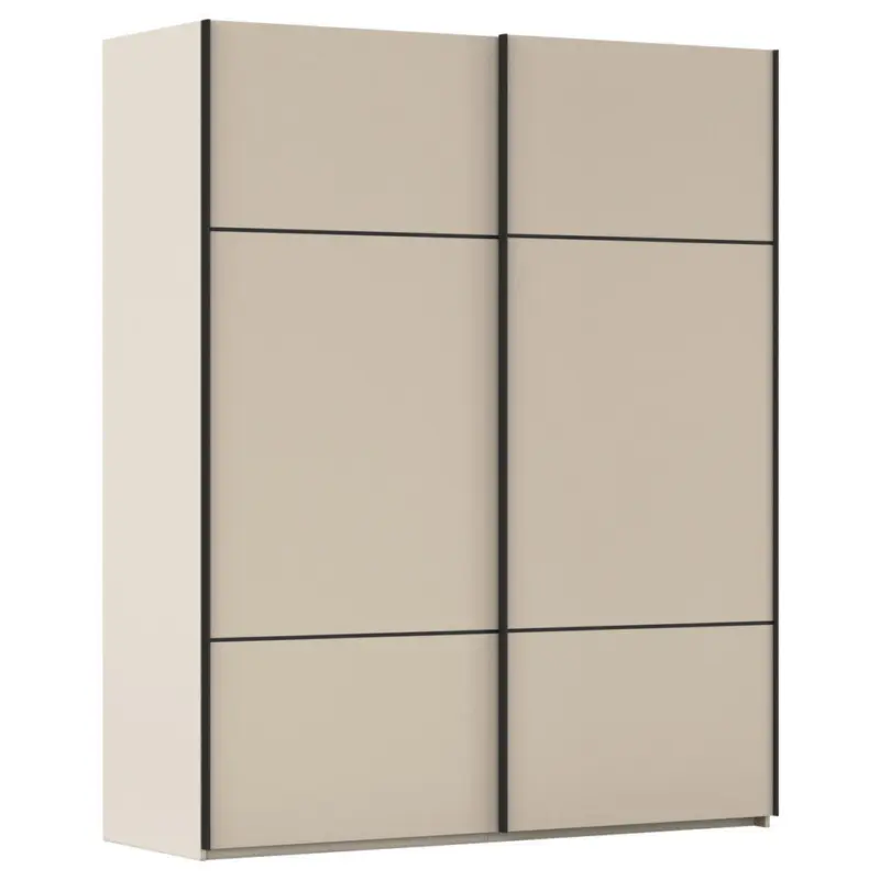 Schwebet&uuml;renschrank in Champagner