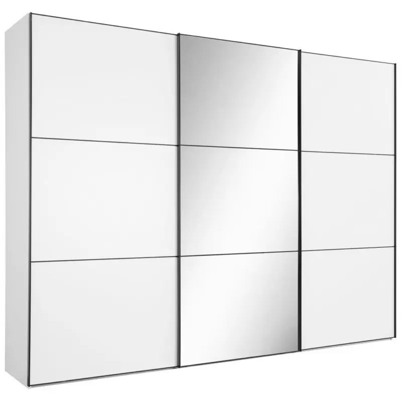 Schwebet&uuml;renschrank in Wei&szlig;