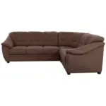 XXXLutz Ecksofa in Flachgewebe Braun 264/215 cm