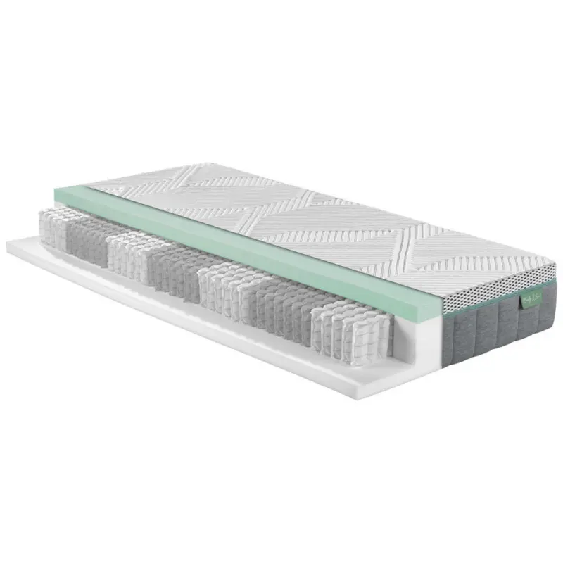 Taschenfederkernmatratze 140/200 cm, H&ouml;he ca.: 24 cm, H3 = fest, 7-Zonen