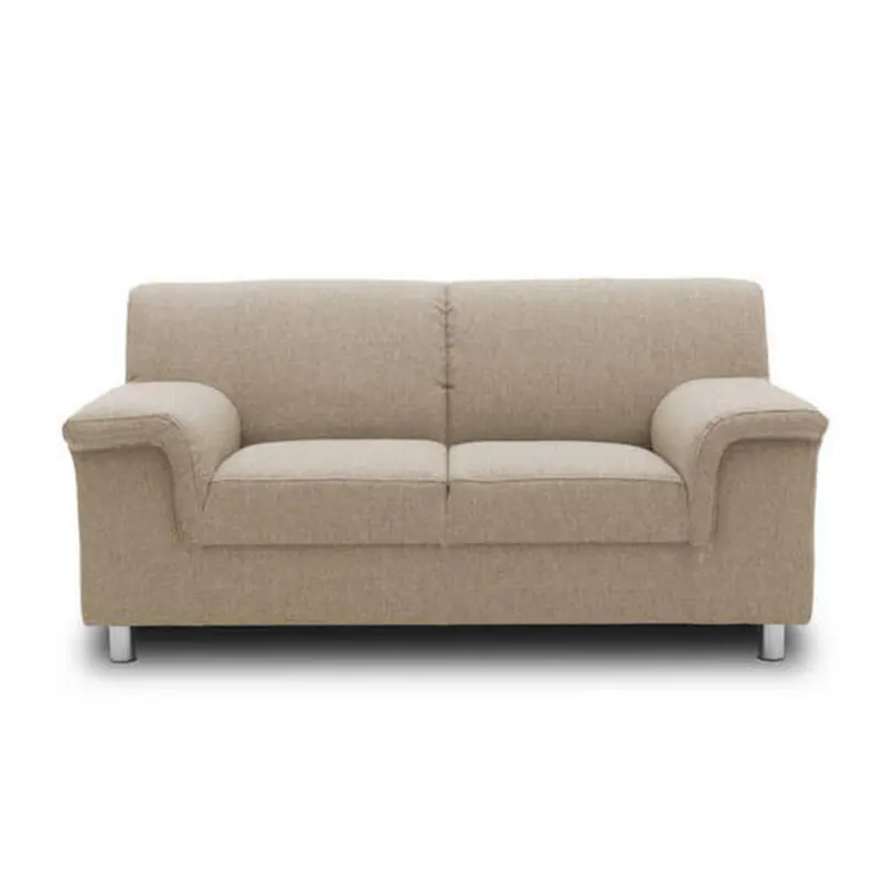 2-Sitzer-Sofa in Webstoff Beige