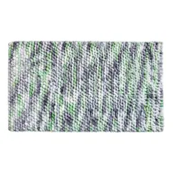 Badematte Grau, Gr&uuml;n 70/120 cm