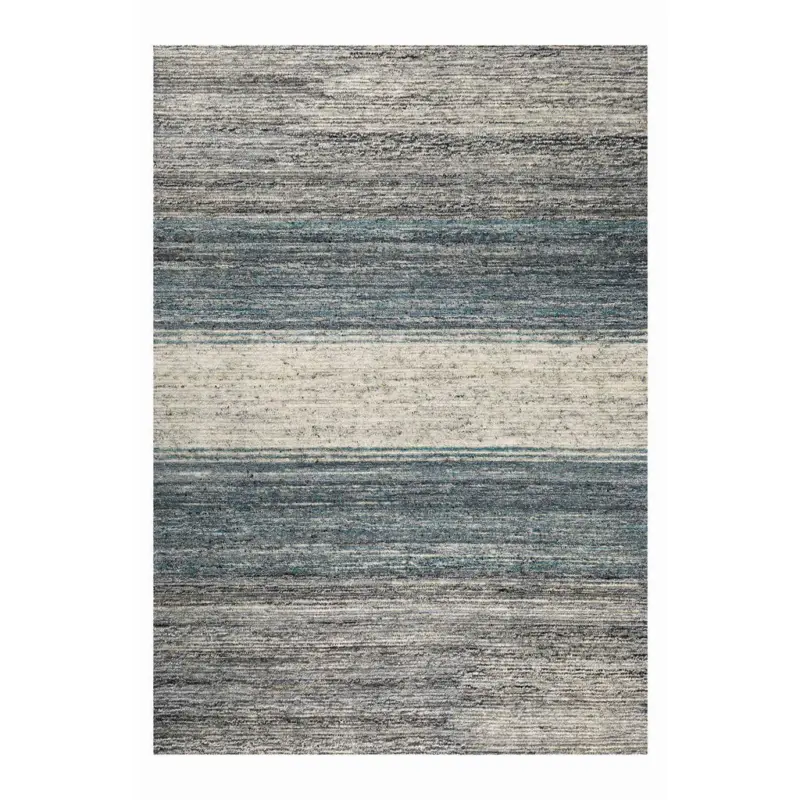 Flachwebeteppich 160/230 cm Hamptons Twentyfour Creme, Dunkelgrau, Graublau