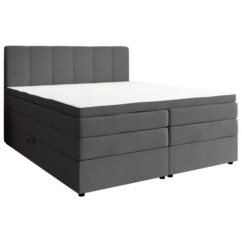 Boxspringbett 160/200 cm in Anthrazit