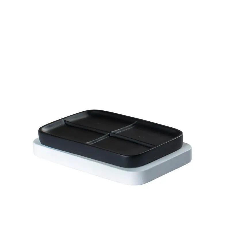 Seifenschale Holz, Kunststoff