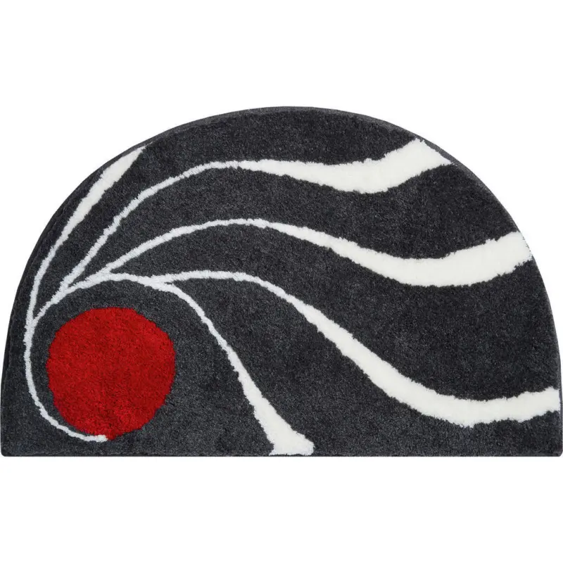 Badteppich Anthrazit 50/80 cm