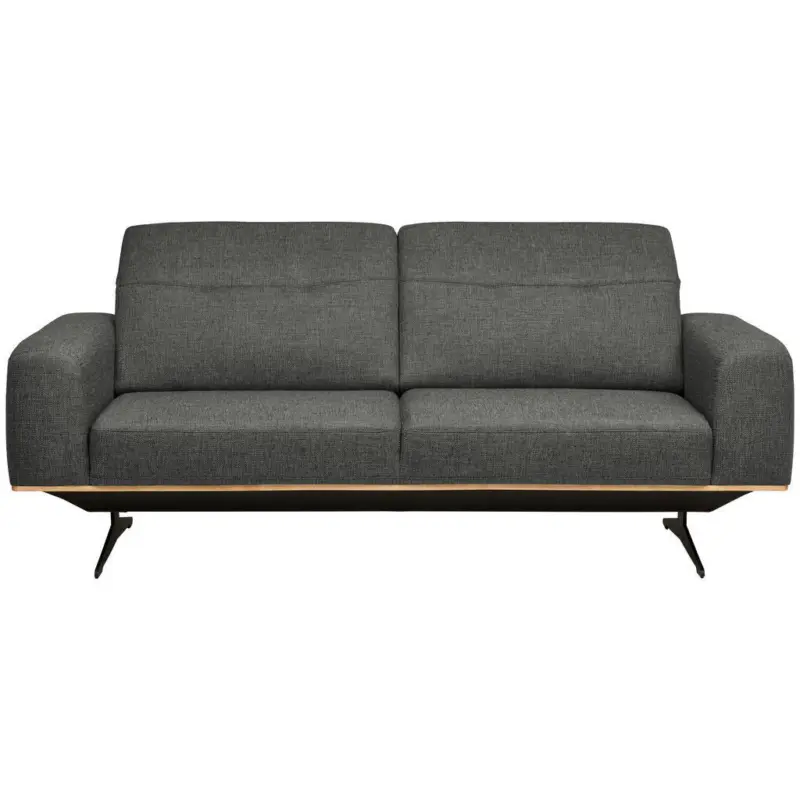 3-Sitzer-Sofa in Struktur Dunkelgrau