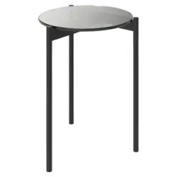 Beistelltisch in Glas 40/40/55 cm