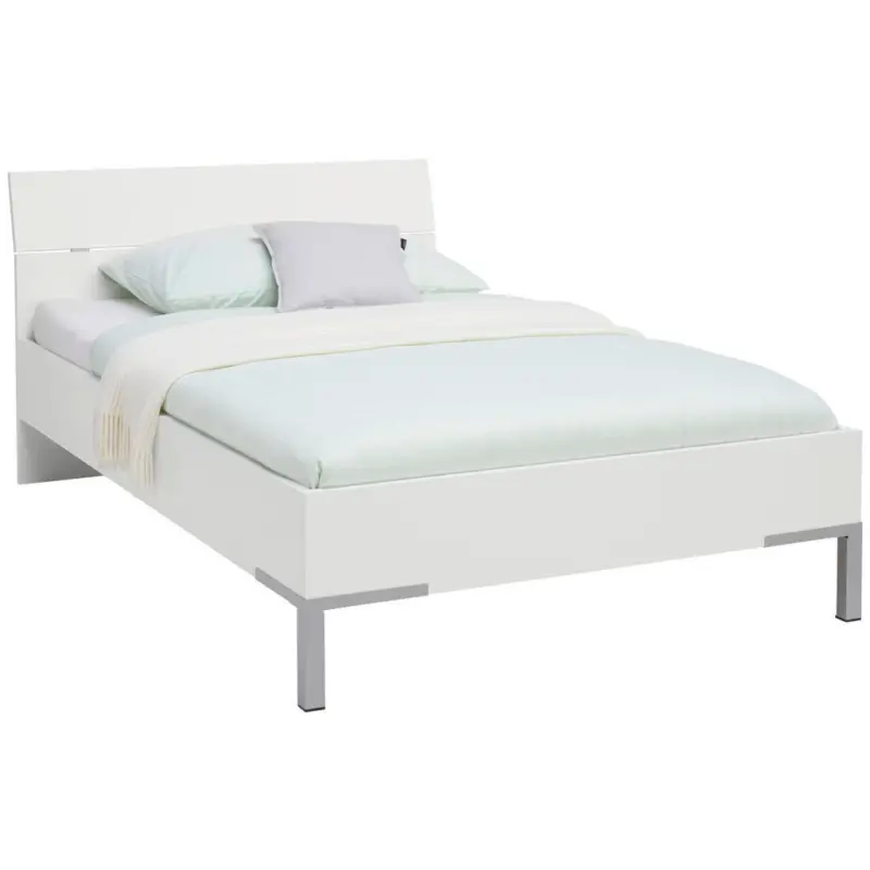 Bett 120/200 cm in Wei&szlig;