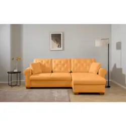 Ecksofa Arles in Gelb