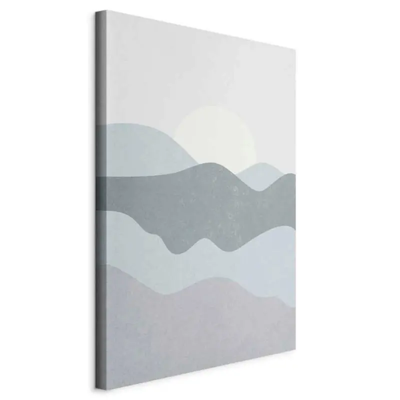 Leinwandbild Landschaft & Natur, Abstraktes, Berge 80/120/1.2 cm