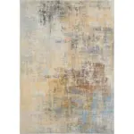 XXXLutz Lauterach - Ihr M&ouml;belhaus bei Bregenz Flachwebeteppich 120/170 cm Parma Hellgelb, Rostfarben, Pastellblau