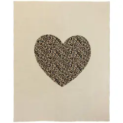 Schmusedecke Leo Heart 80/100 cm