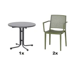 Gartengarnitur 3-teilig