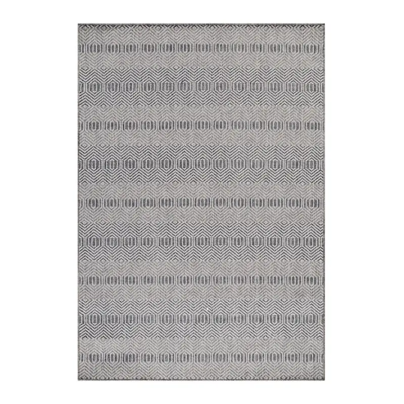 Flachwebeteppich 120/170 cm Aruba Grau