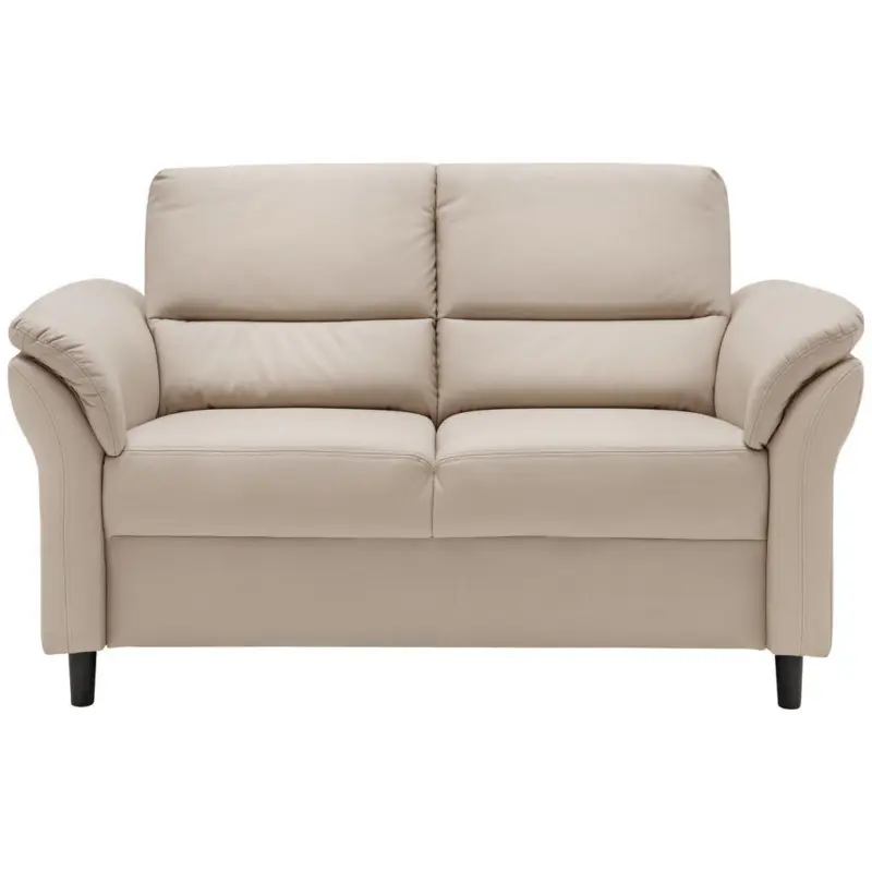2-Sitzer-Sofa in Lederlook Beige