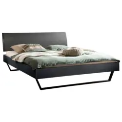Bett 160/200 cm in Anthrazit