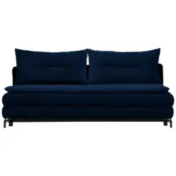 Schlafsofa in Flachgewebe Dunkelblau
