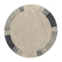 Webteppich 240 cm Palazzo Lobo Blau, Grau