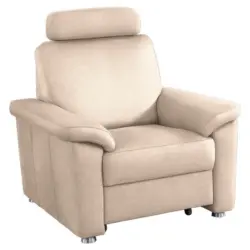 Fernsehsessel in Webstoff Beige