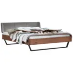 XXXLutz Lauterach - Ihr M&ouml;belhaus bei Bregenz Bett 180/200 cm in Anthrazit, Nussbaumfarben, Dunkelgrau