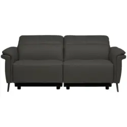 3-Sitzer-Sofa in Echtleder Anthrazit