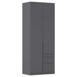 Dreht&uuml;renschrank in Grau