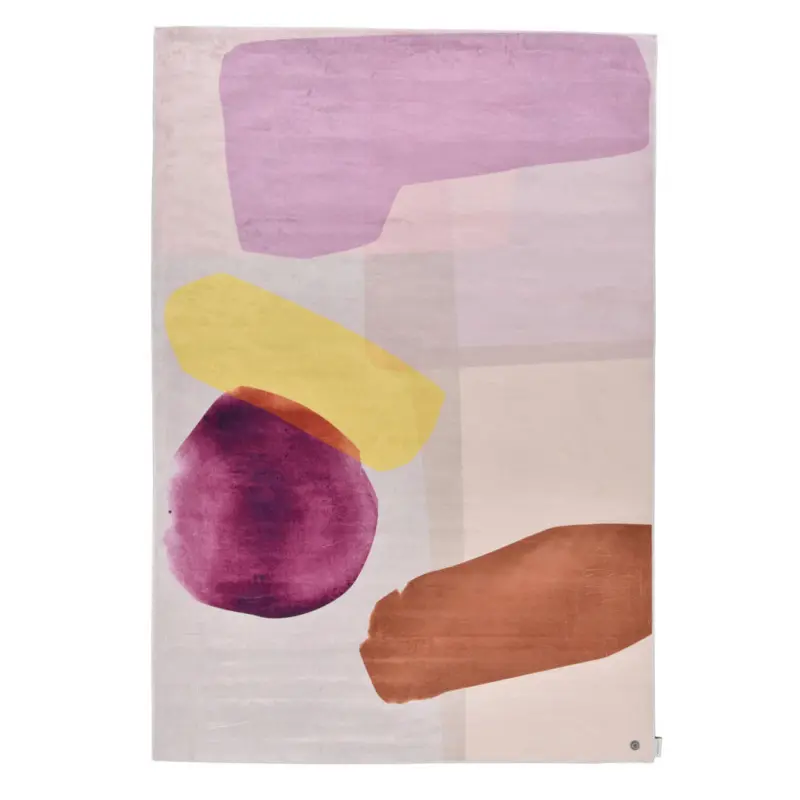 Webteppich 140/200 cm Shapes - Three Multicolor, Violett