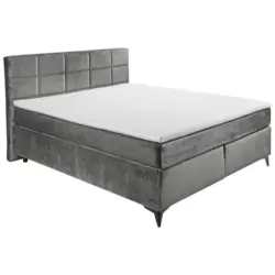 Boxspringbett 180/200 cm in Grau