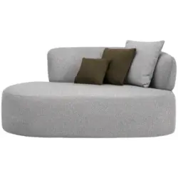 R&eacute;camiere in Boucl&eacute; Taupe, Olivgr&uuml;n