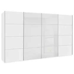 Schwebet&uuml;renschrank in Wei&szlig;