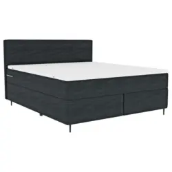 Boxspringbett 180/200 cm in Anthrazit
