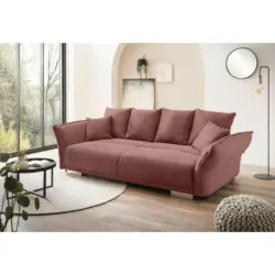 Bigsofa Pera in Cord Koralle