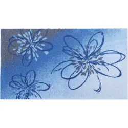 Badematte Blau 70/120 cm