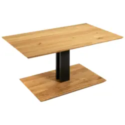 Couchtisch in Holz, Metall, Holzwerkstoff 100/60/47-65 cm