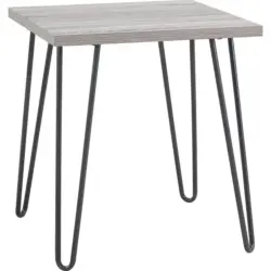 Beistelltisch in Metall, Papier, Holzwerkstoff 49/49/55 cm