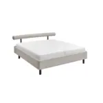 XXXLutz Lauterach - Ihr M&ouml;belhaus bei Bregenz Polsterbett gepolstertes Kopfteil, Lattenroste, Matratzen Grau 160/200 cm