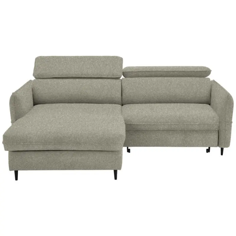 Ecksofa in Samt Taupe