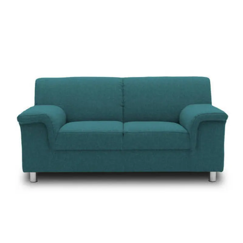 2-Sitzer-Sofa in Webstoff Petrol