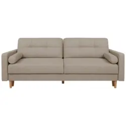 Schlafsofa in Chenille Beige