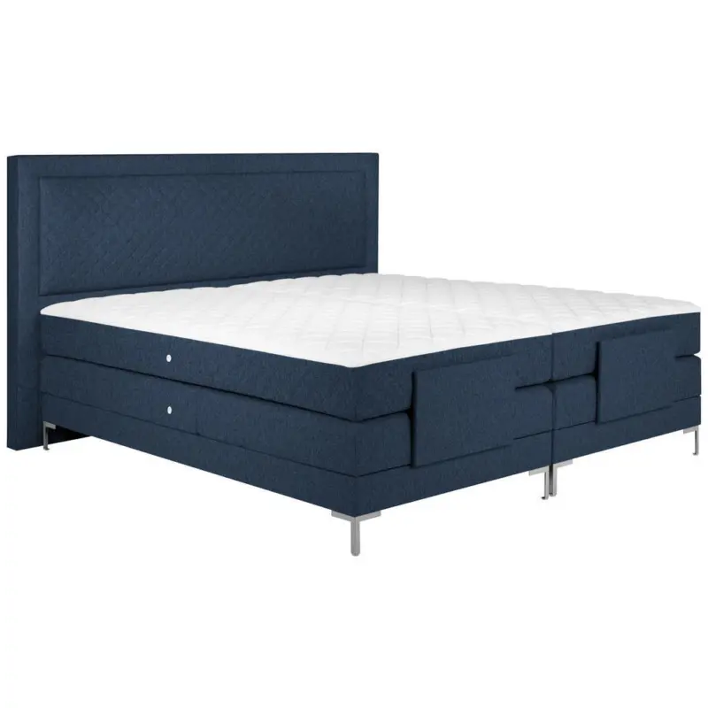 Boxspringbett 160/200 cm in Blau