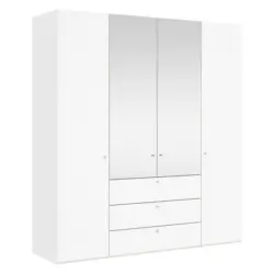 Dreht&uuml;renschrank in Wei&szlig;