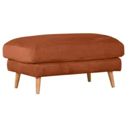 Hocker in Textil Kupferfarben