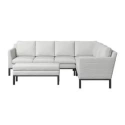 Loungegarnitur 5-teilig 277/213 cm Aluminium