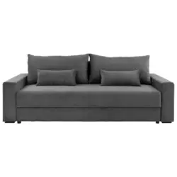 Schlafsofa in Cord Dunkelgrau