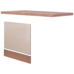 Geschirrsp&uuml;lerfront 110/85/60 cm in Sonoma Eiche, Kaschmir