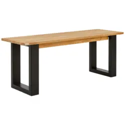 Sitzbank in Holz Wildeiche