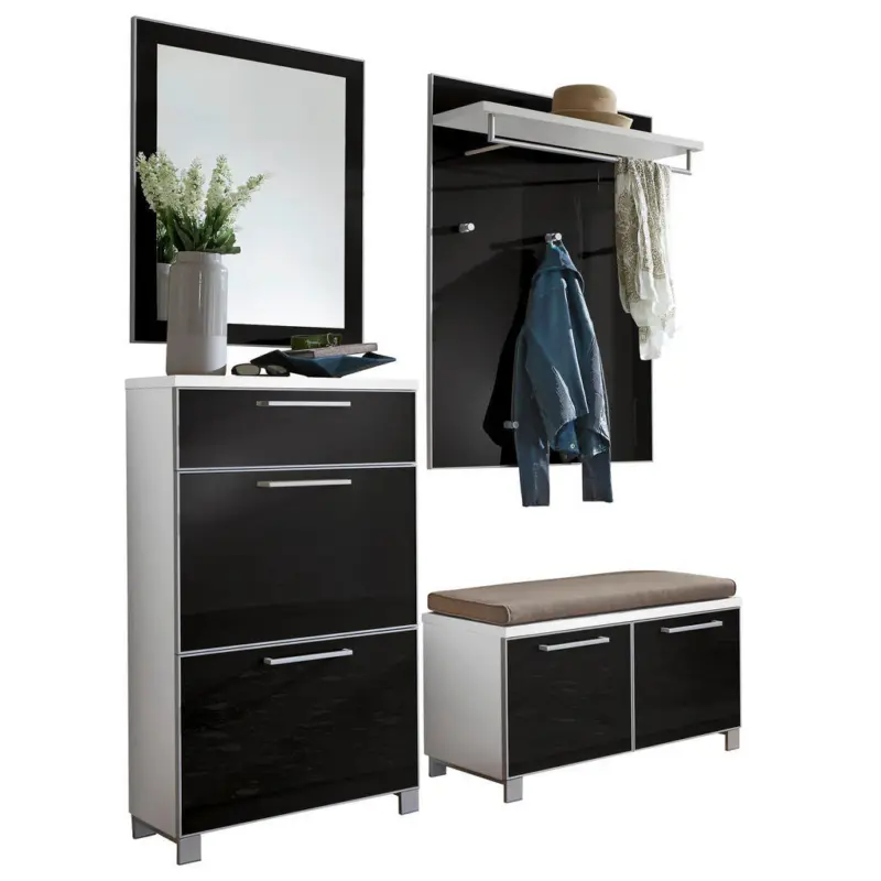 Garderobe 5-teilig in 155/195/40 cm